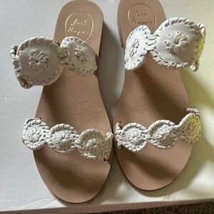 Jack Rogers White ‘Lauren’ Sandal